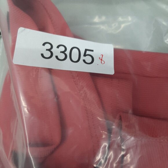 32 Degrees Cool Womens Medium Activewear Coral ribbed built-in bra Tank Top - Picture 7 of 7